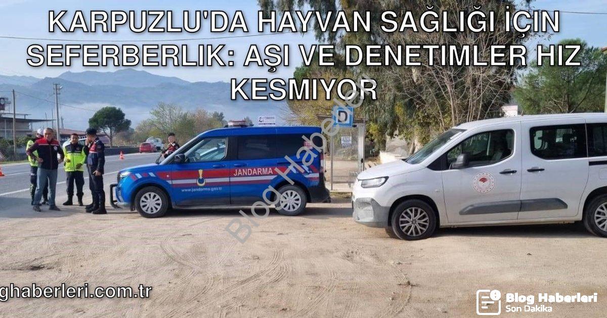 "Karpuzlu'da Hayvan Sağlığı İçin Seferberlik: Aşı ve Denetimler Hız Kesmiyor" başlıklı haber için fo