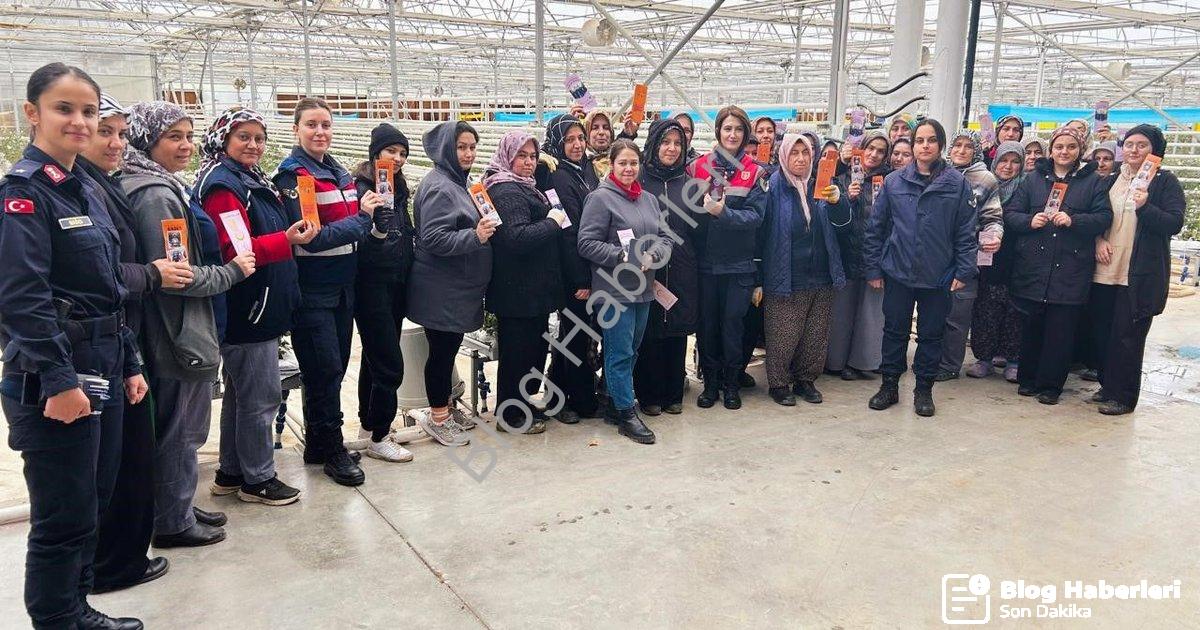 "Kütahya Simav’da Jandarmadan Anlamlı Ziyaret: Emekçi Kadınlara KADES Eğitimi" başlıklı haber için f