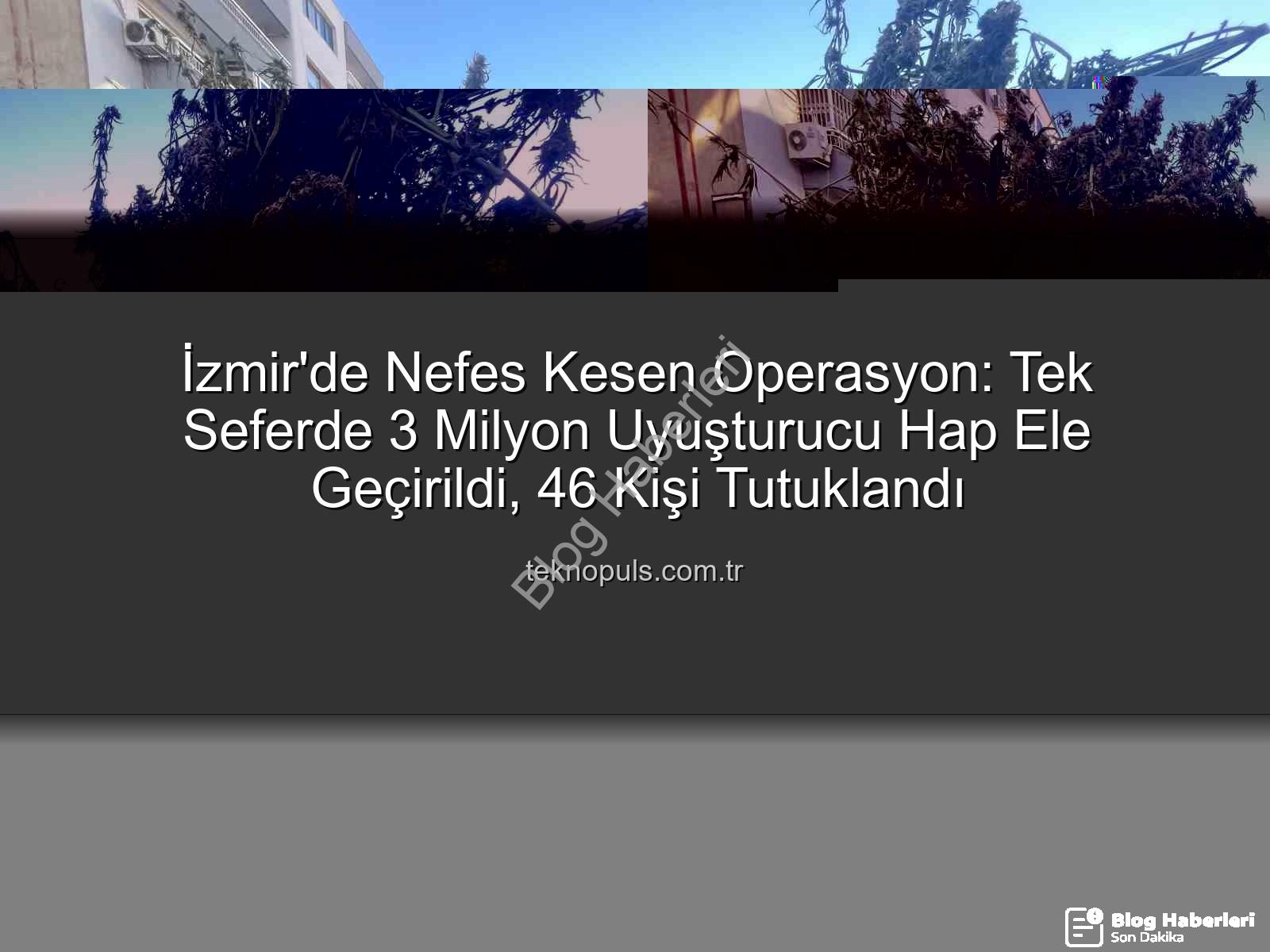 uyuşturucu hap operasyonu - İzmir'de Nefes Kesen Operasyon: 3 Milyon Uyuşturucu Hap Tek Seferde Ele Geçirildi, 46 Kişi Tutuklandı