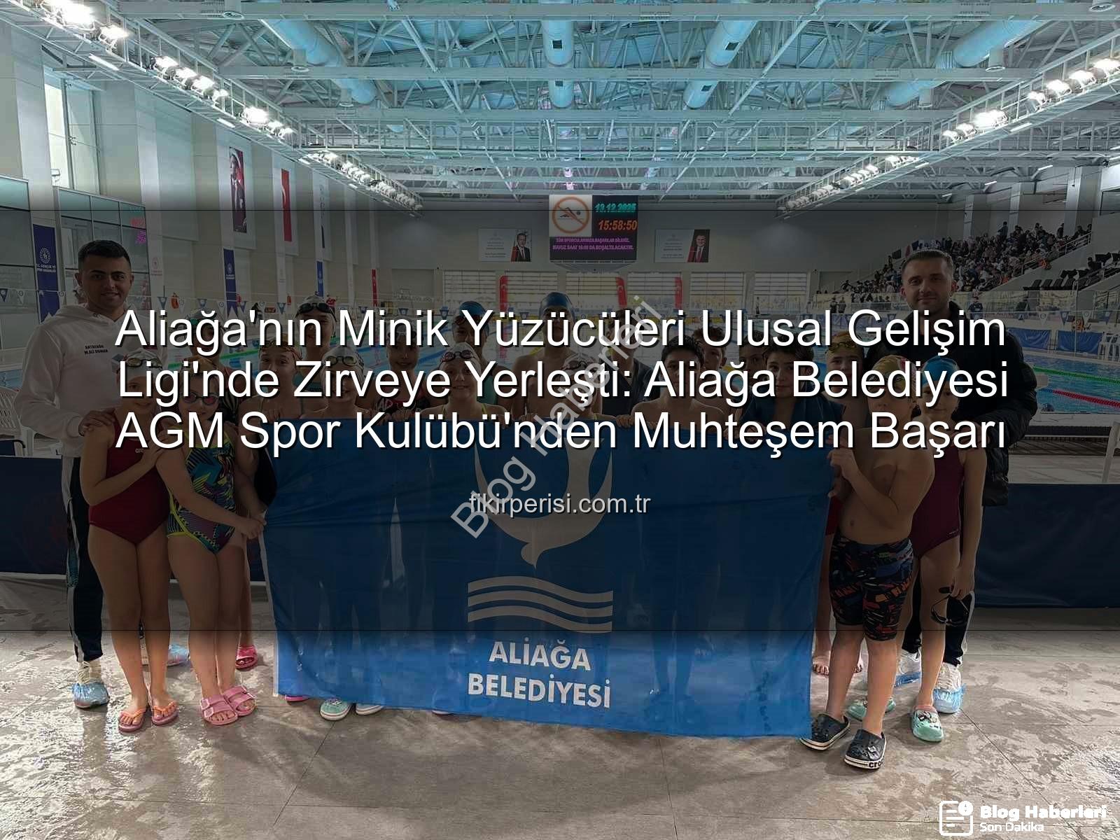 Aliağa yüzücüler - Aliağa'nın Parlayan Yıldızları: Minik Yüzücüler İzmir'de Zirveye Adım Attı!
